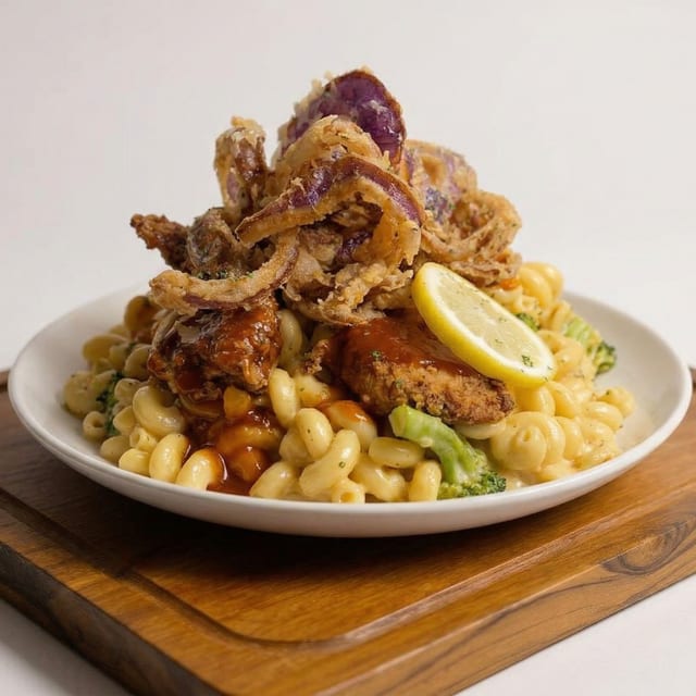 BBQ Chicken Mac.