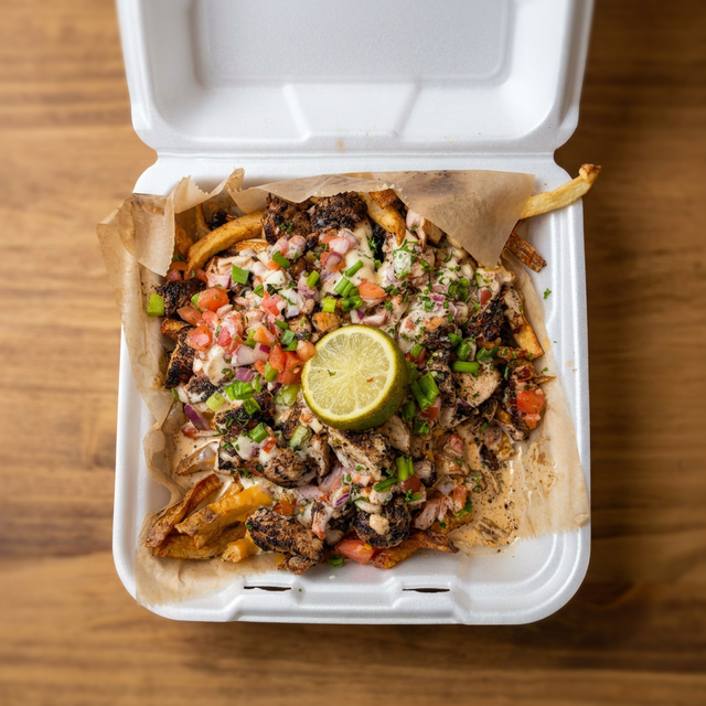 Jerk Loaded Fry.